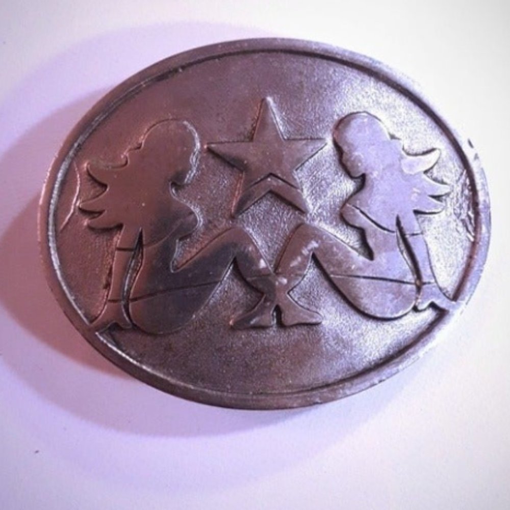 Trucker Mud Flap Girl Belt Buckle